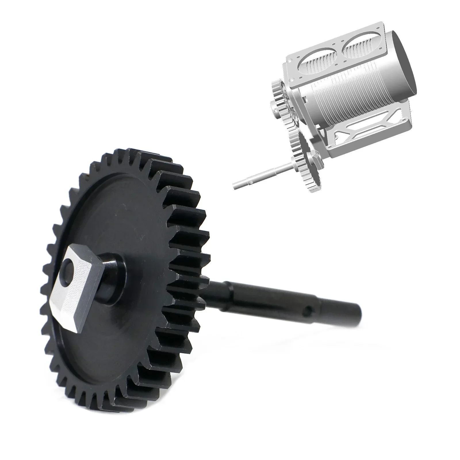 CNC 45 # Zestaw przekładni zębate HD Steel 1.5Mod 20T 25T 30T 35T do 1/5 Traxxas X-Maxx XMAXX RC Car Upgrade Parts