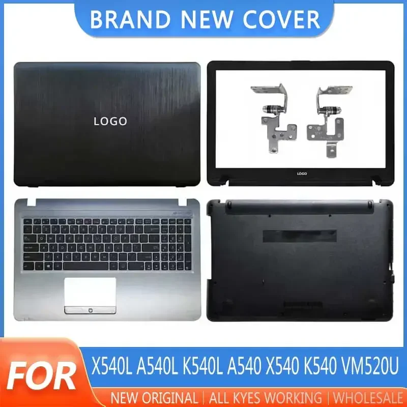 Imagem -01 - Laptop Lcd Tampa Traseira Moldura Frontal Palmrest Superior Caixa Inferior Dobradiça do Teclado X540l A540l K540l A540 X540 K540 Vm520u Novo laptop lcd tampa traseira moldura frontal palmrest superior caixa inferior dobradica do teclado x540l a540l k540l a540 x540 k540 vm520u novo 01