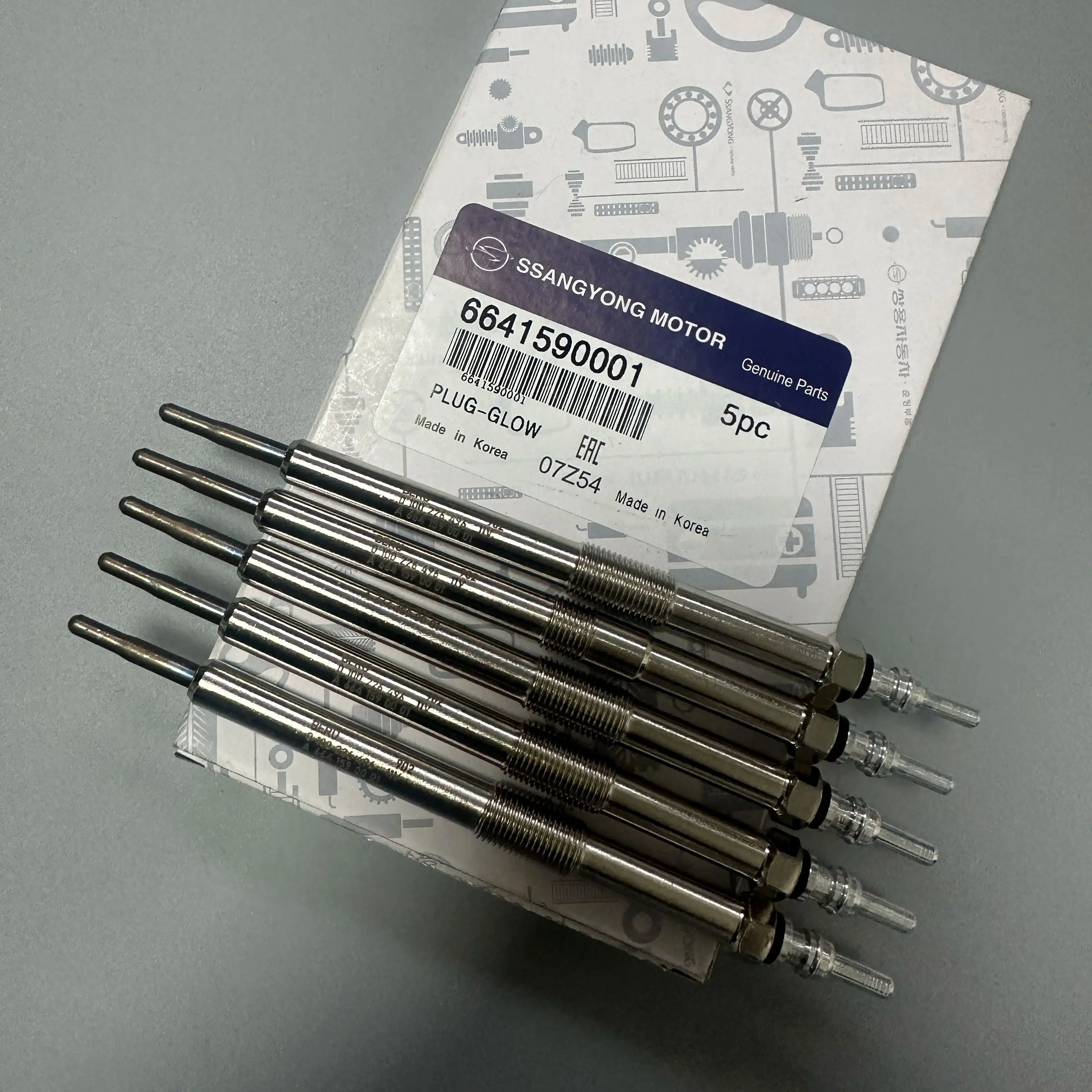 Engine Glow Plug 6641590001 For Ssangyong Actyon Kyron Rexton Actyon Sports Rodius/Stavic D20 