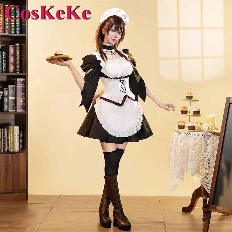 

CosKeKe Ayuzawa Misaki Cosplay Costume Anime Kyoukai Wa Maid-Sama Sweet Gorgrous Maid Dress Activity Party Role Play Clothing