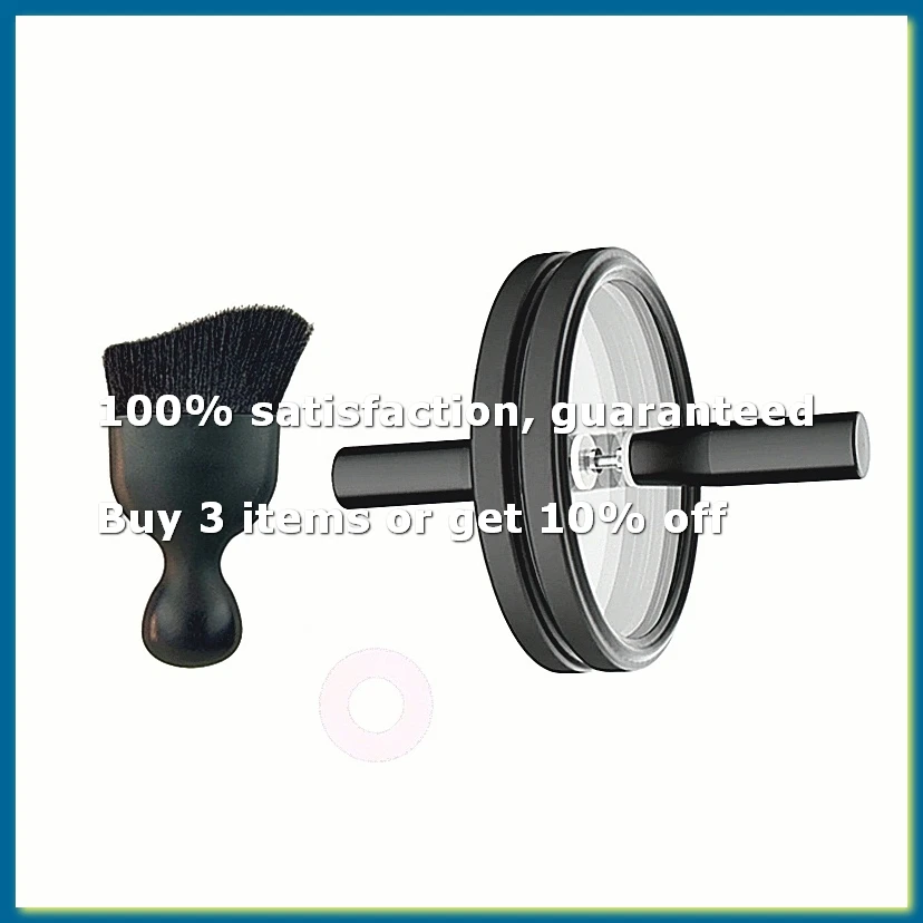 LP Vinyl Record Cleaner Clamp Cleaning Set Vinyl Record Label Saver Protector Record Waterproof Cleaning Clip Black-WDL