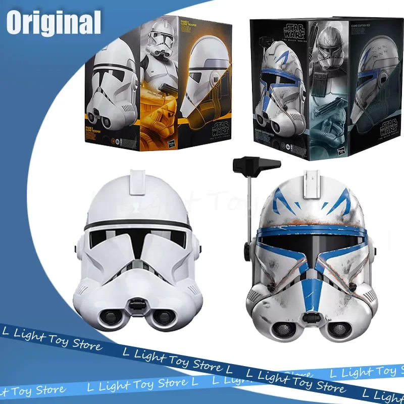 

Star Wars Anime 1/1 Helmet Captain Rex Clone Force Vocalizable Helmet Cosplay Metal Mask Model Toys For Kid Adults Birthday Gift