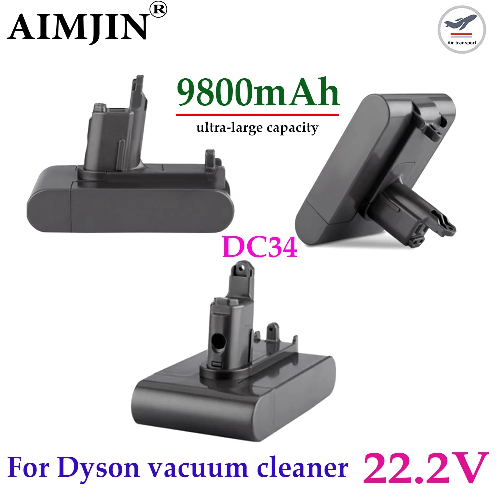 For Dyson DC31 DC34 DC35 DC44 DC45 DC46 DC55 DC56 D57 Vacuum Cleaner 9800mAh (Type-B) Rechargeable Lithium Battery