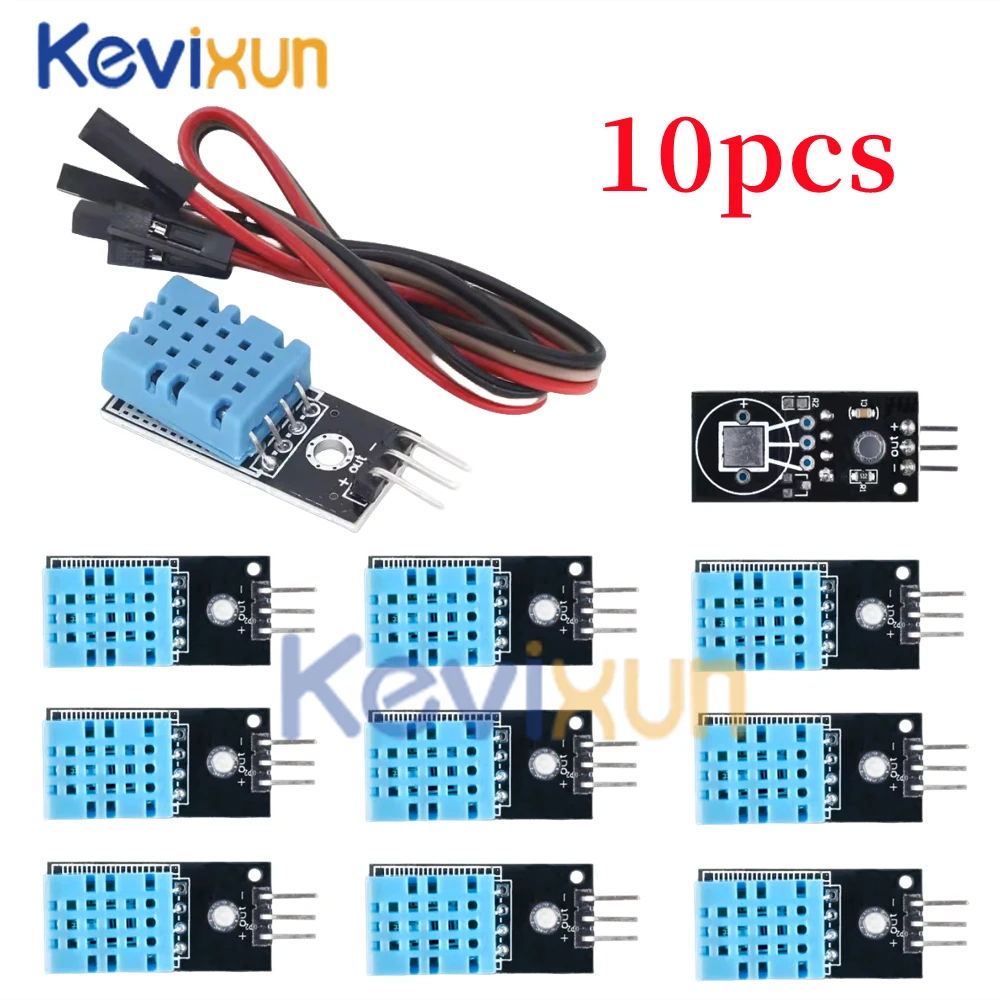 1-10pcs/Smart 3pin KY-015 DHT-11 DHT11 Digital Temperature And Relative Humidity Sensor Module + PCB For Arduino DIY Starter Kit