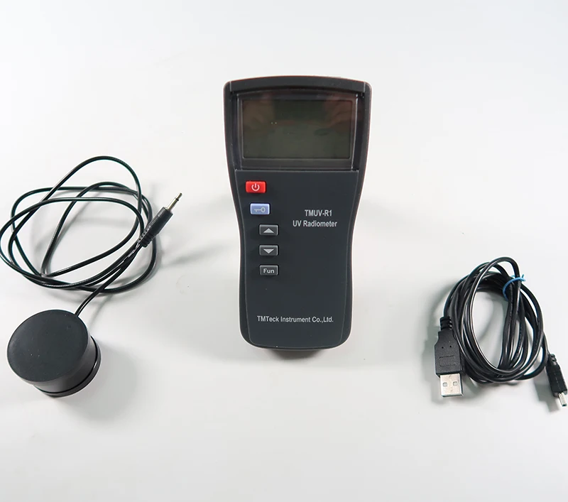 UV Radiometer TMUV-R1 Ultraviolet Irradiance Meter UV Light, Ultraviolet Illuminometer (Dual Channel or single Channel)