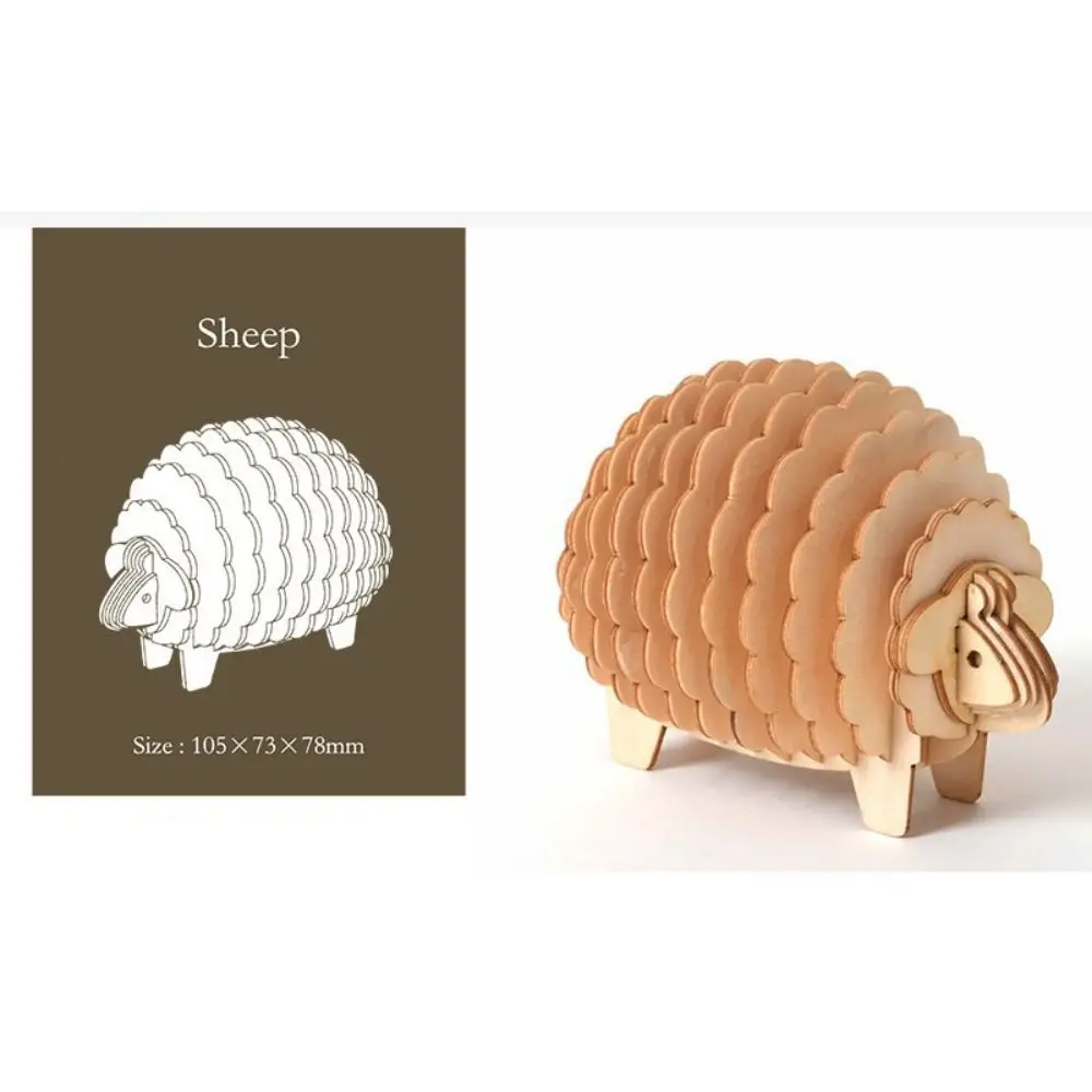 Zeilboot 3D Houten Puzzel Creatieve Ambachten Assemblagemodel Handgemaakte DIY Bouwsteensets