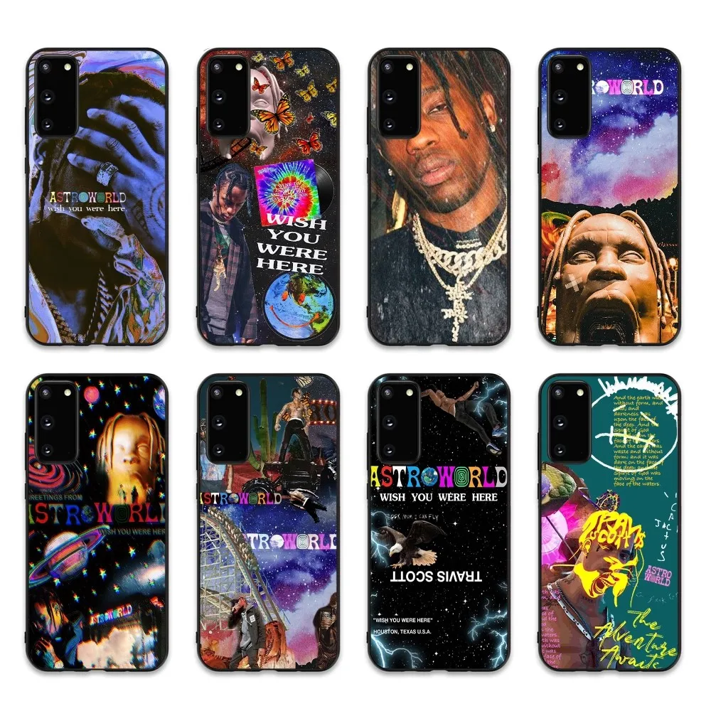 Astroworld Travis Scott Phone Case For Samsung S 9 10 20 21 22 23 30 23plus lite Ultra FE S10lite Fundas