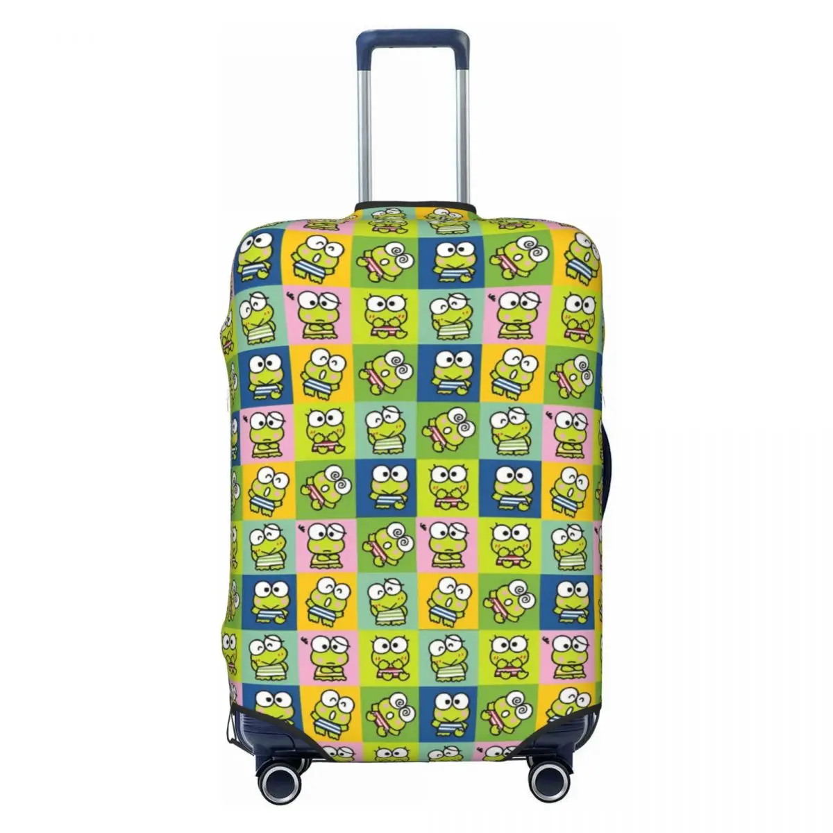 

Custom Cartoon Sanrio Keroppi Luggage Cover Protector Funny Travel Suitcase Covers for 18-32 Inch