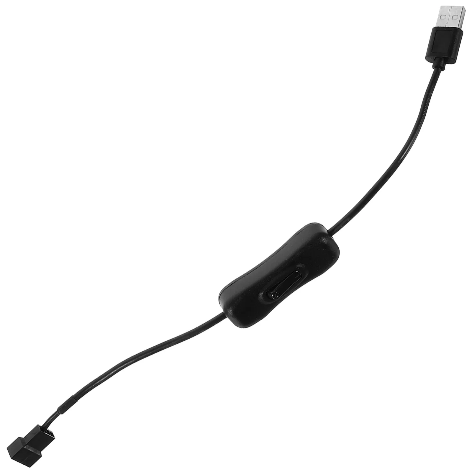 USB to Fan Cable High Compatibility 5V Dc Power Adapter Cable for Pc Case Fans Laptop Desk Fans Long Length Reliable Signal