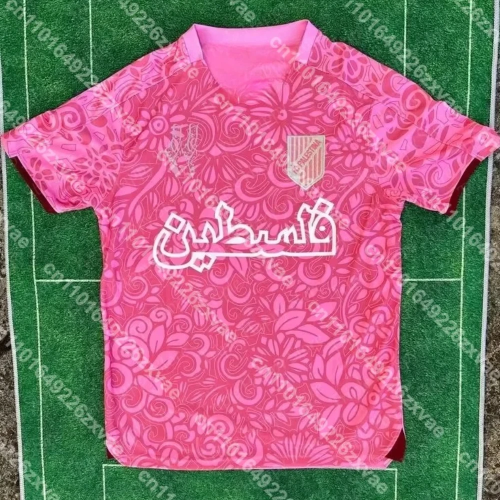 

2025 Estate Palestina Nuova maglia da calcio Boys_Men Maglietta sportiva Top T-shirt unisex a maniche corte Donna Bambini