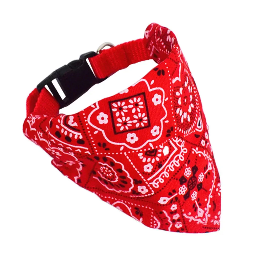 Dog Bandana Collar Scarf for Puppy & Cat Small Medium Large Dogs Adjustable Collars Pet Handkerchief Bibs Dress-up Accessories