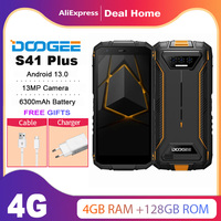 DOOGEE S41 Plus,4 Гб+128 Гб,6300 мАч,Octa Core,5.5\