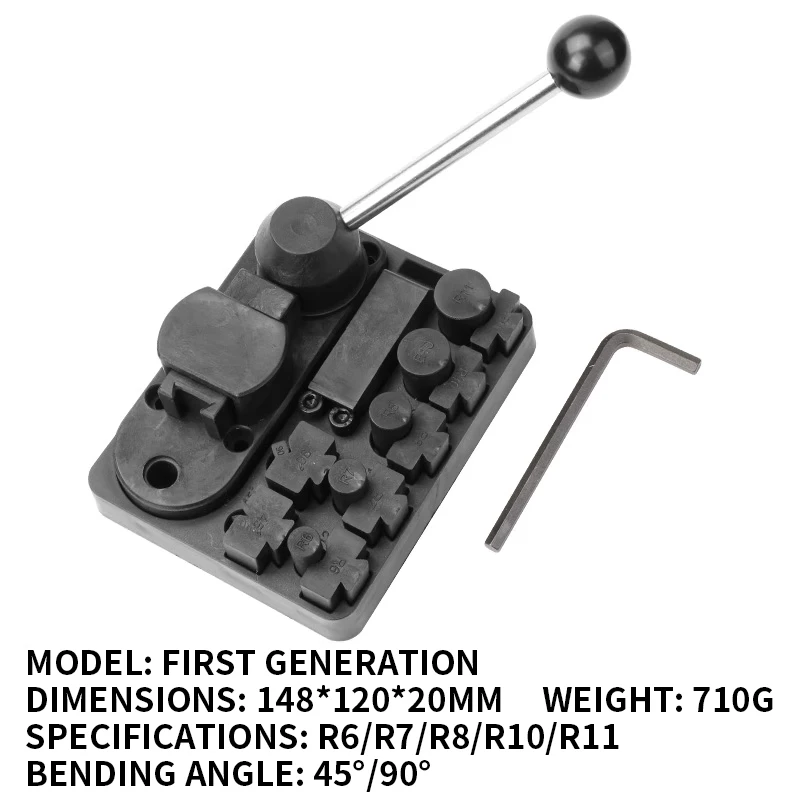 

Gold and silver bar ring bending machine, bending machine, gold, silver, copper and aluminum bar bending machine, 45°/90° shape