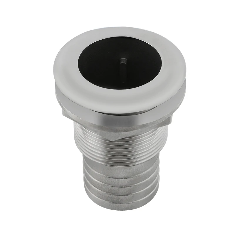 AndyMarine 316 Stainless Steel Thru Hull Fitting Outlet Drain Hose Pipe Boat Accessories Drain Plug Kit