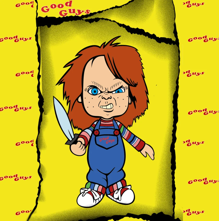 6x6ft Personalized Terrible Scary Halloween Chucky Happy Birthday Play Custom Photo Background Backdrop Vinyl 180cm x 180cm