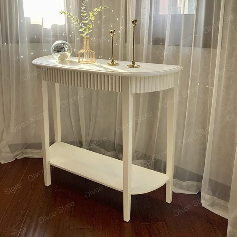 Wide Decorative Console Table Elegant Simple Entryway Table Multifunctional Large Capacity Tavolo Ingresso Living Room Furniture