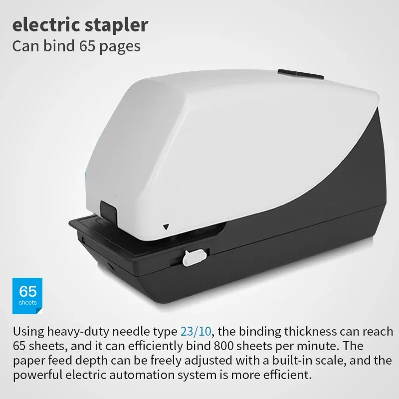 High Quality Office Desktop Standard Easy Electric 20 25 60 Page Stapler