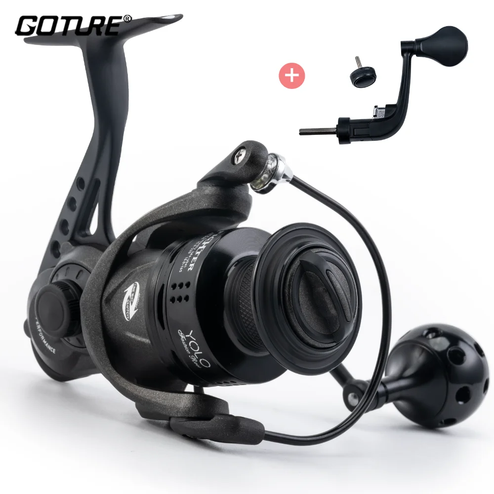 

Goture Spinning Reel Super Light Professional Spinning Reel 10+1BB Ultra Smooth Powerful Saltwater Freshwater Reel 5.1:1