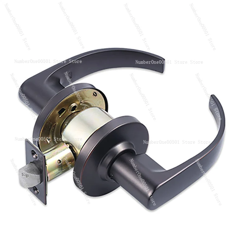 

Modern Square Door Handle Lock - Heavy Duty, Easy Install, Durable for Interior, Office, Bathroom, Commercial
