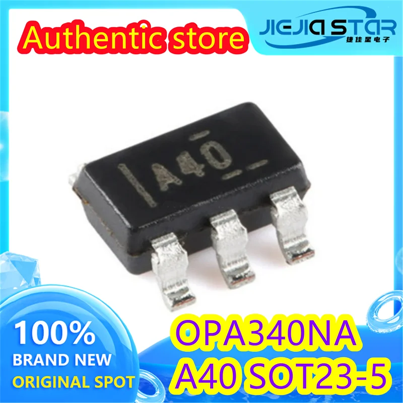 (3/50 Stück) OPA340NA OPA340 Code A40 A4O SOT-23-5 Operationsverstärker-Chip brandneue Original-Spot-Lieferung schnell