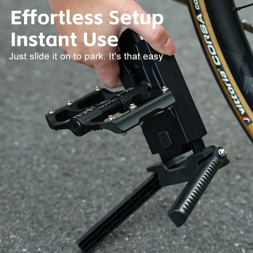

Universal Foldable Bicycle Parking Stand Stable Support Adjustable Bike Kickstand Convenient Sturdy Cycling Accessories MTB