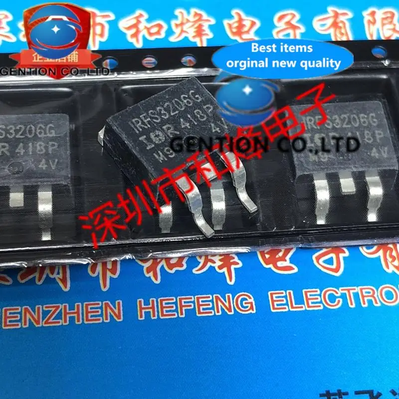 10PCS IRFS3206G TO-263 60V 210A  in stock 100% new and original