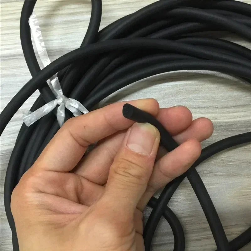 10Meter for 6mm-7mm-8mm-9mm Penetratingly 6mm diameter solid O-shaped strip car soundproof door seal strip inserted o-strip