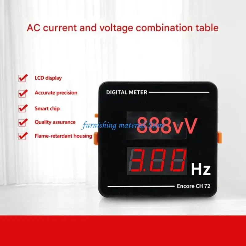 Y5GD Digital AC Power Frequency Combination Meter Easy to Installation