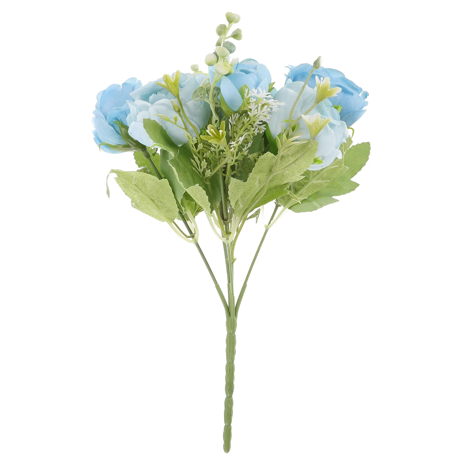 

Artificial Peony Flower Bouquet White Silk Faux Floral Decoration for Wedding Home Party DIY Artificial Flowers