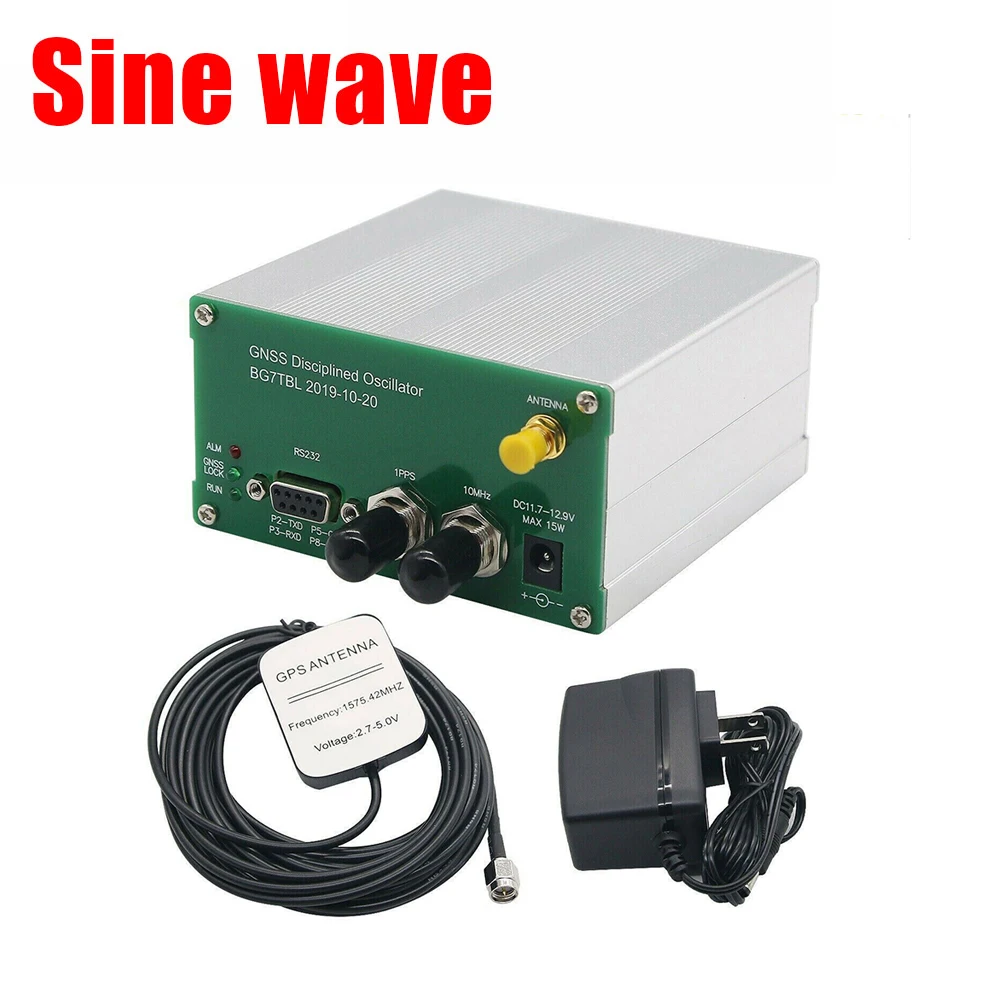 

10MHz GPS DISCPLINED CLOCK GPSDO GPS Disciplined Clock GPSDO 10M Output Square Wave / Sine Wave GPS Oscillator