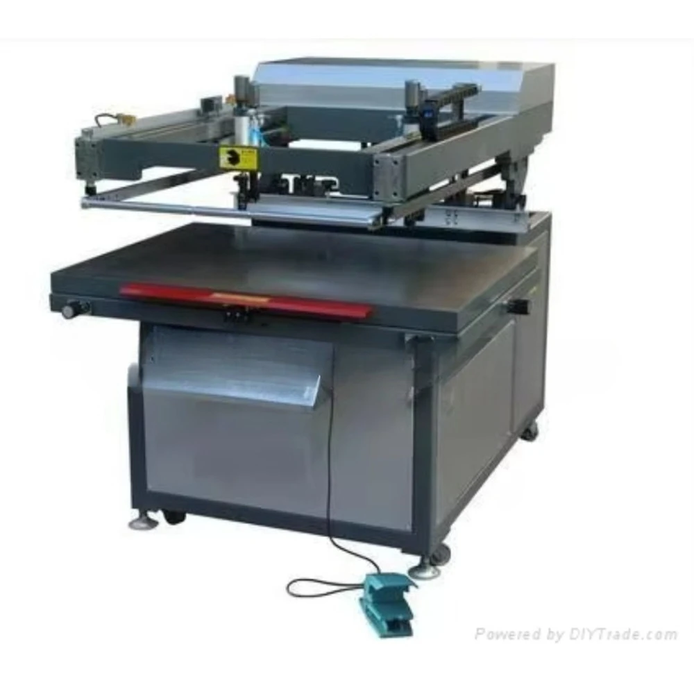 Large Format Flat Semi Automatic Silk Screen Printing Machine for Lighter PVC/paper/package Bag/silicone Key Press/pet Film