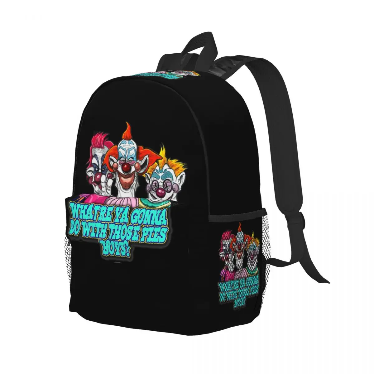 

Killer Klowns From Outer Space Backpack Student Boys Girls BookBag Children School Bag Laptop Shoulder Bags for Men Women