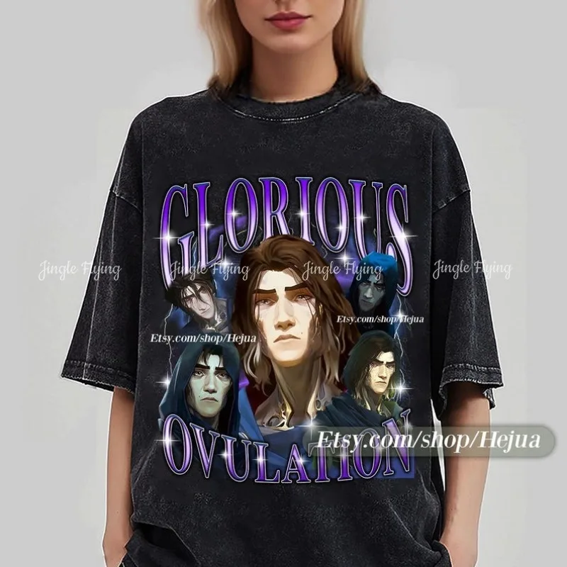 Ограниченная футболка Glorious Ovulation Виктор ТВ-сериал Футболка унисекс Arcane Merchshirt