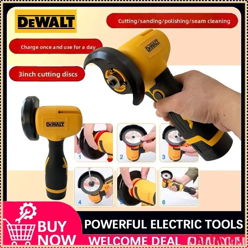 

Аккумуляторная угловая шлифовальная машина Dewalt для резки и полировки керамической плитки, дерева, камня, стали (без аккумулятора)