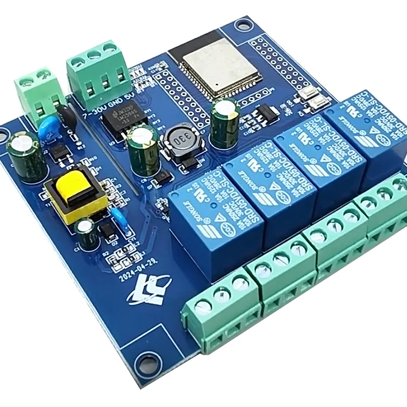 AC / DC power supply ESP32 WiFi Bluetooth BLE 4 channel Relay Module ESP32-WROOM Development Board
