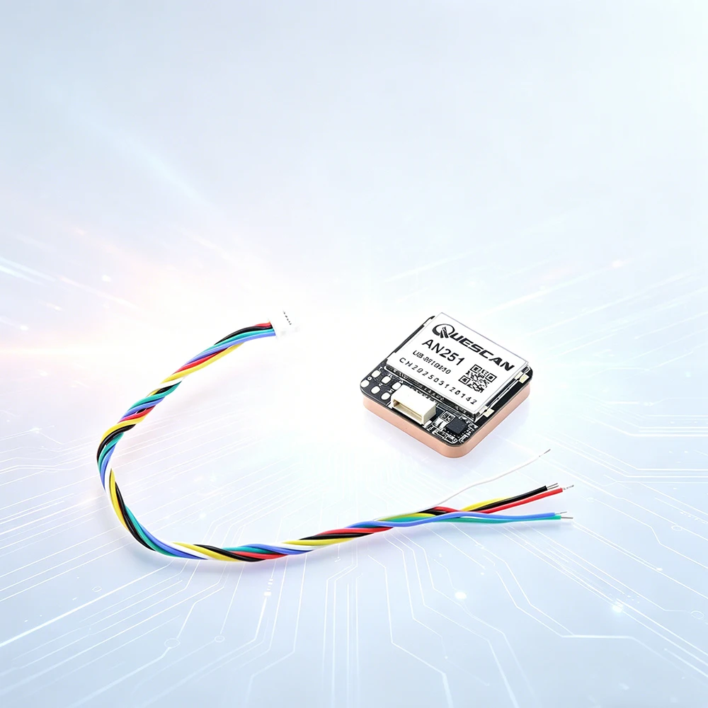 QUESCAN AN251 M10-5883 GPS Antenna Module with Compass QMC5883L M10 GPS GLONASS Galileo BeiDou GNSS Receiver NMEA UBX 20Hz GPS