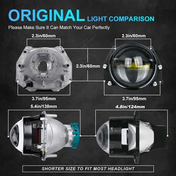 8 最佳銷售 雙LED投射頭燈 - №4