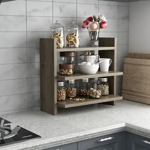 Dekorosso Veron Keuken Rack Spice Teller Top Rack Walnoot