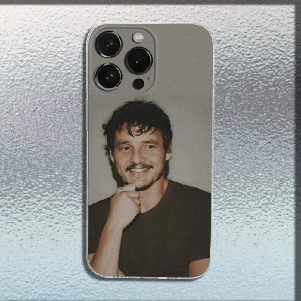 P-Pedro A-Actor Pascal Phone Case For iPhone 17,16,15,14,13,12,11,Pro,Max,Plus,E,SE4,Air,Mini Transparent Cover