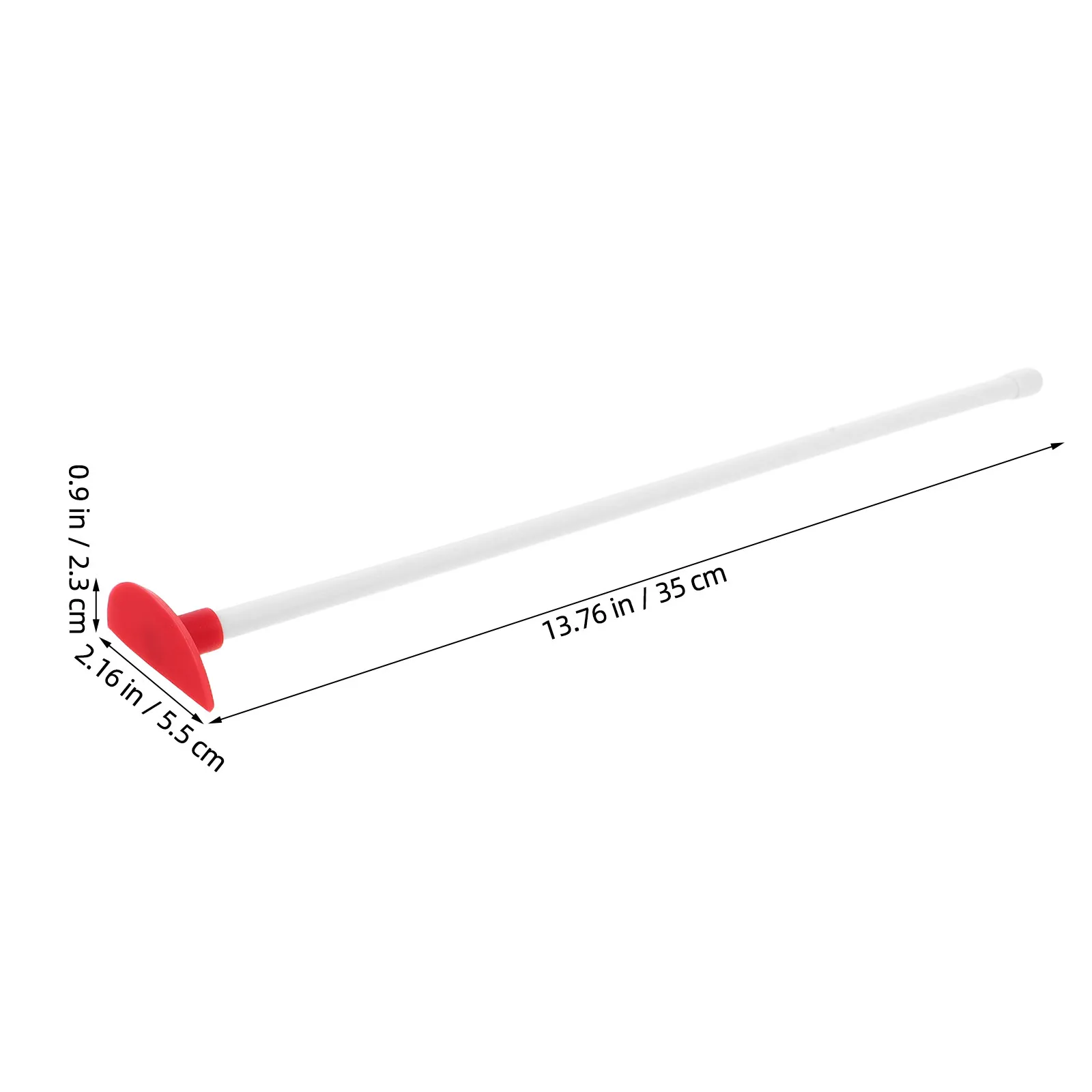 Silicone Kitchen Jar Scraper Tool 35Cm Long Handle Flexible Non-Stick Food Grade Bottle Spatula Ideal for Baking Jam Butter