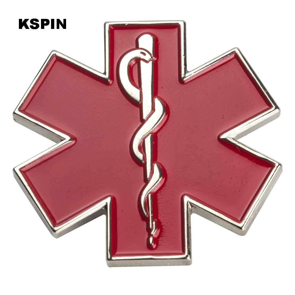 Amusing Star of Life Nursing Ambulance Medical The Tail Of The Car Decal  Brooch Jewelry