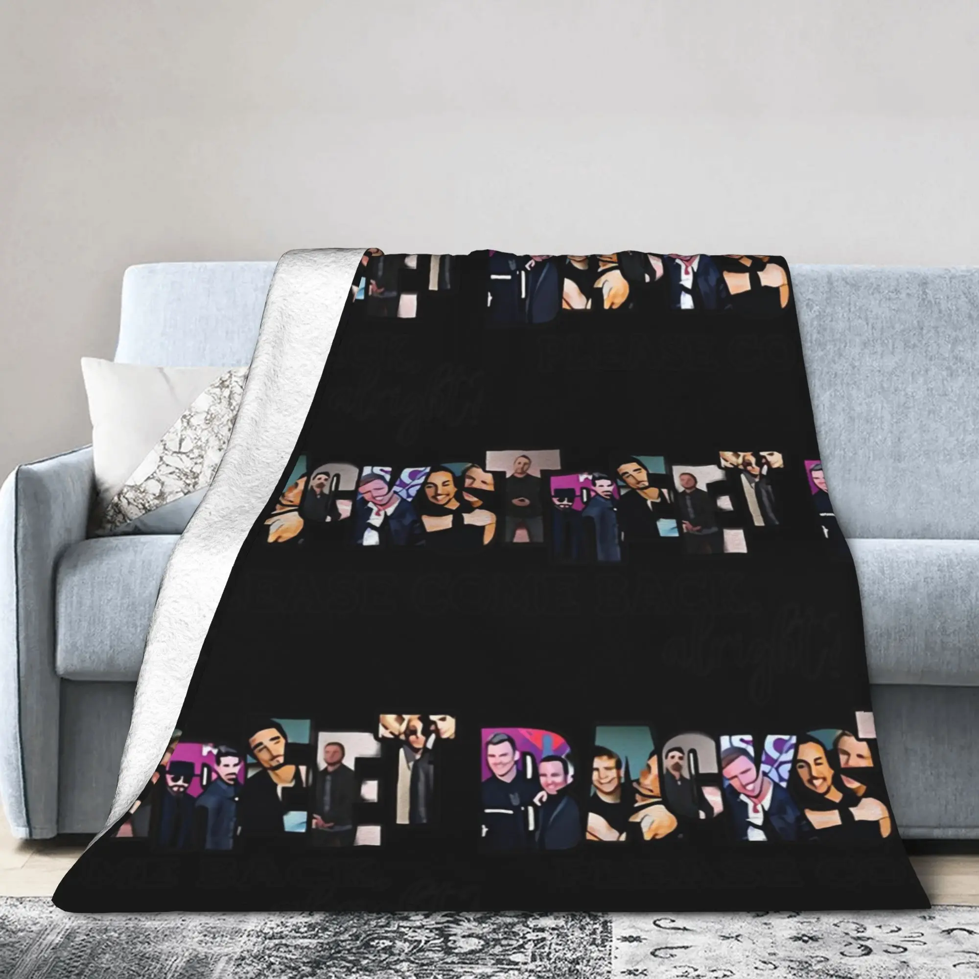 Backstreets Boys 90s Blanket Fleece Summer Air Conditioning  Multi-function Soft Throw Blankets for Home Bedroom Bedding Throws