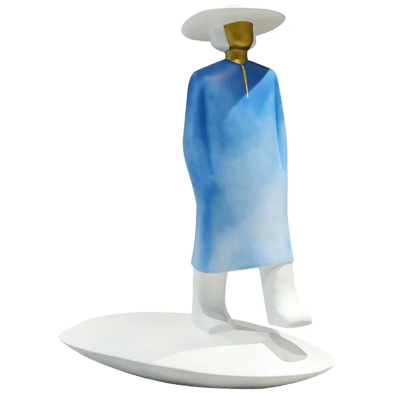 

Large Figure Sculpture Sales Office Floor Ornaments Corridor Aisle Creative Artwork
