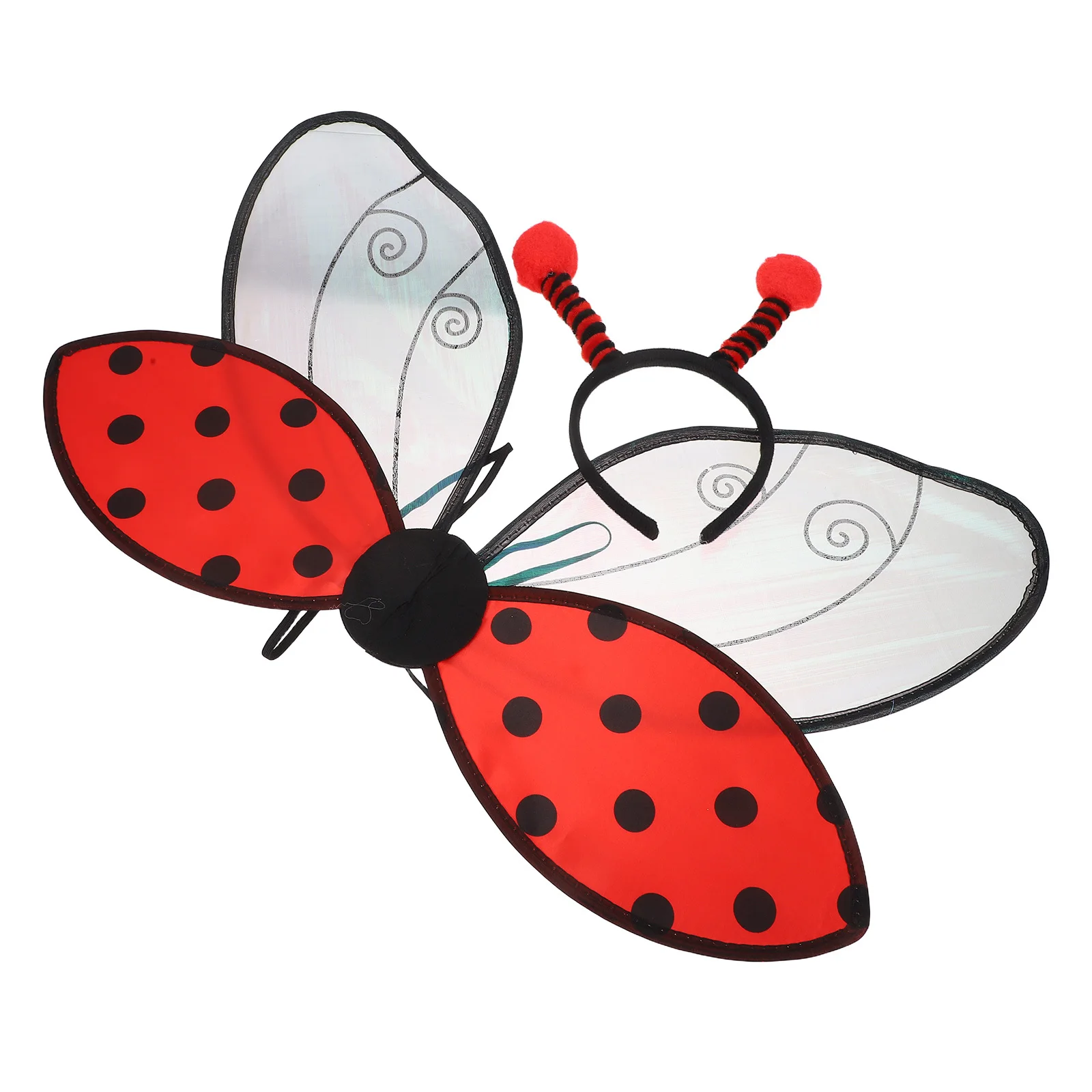 1 ensemble 1 ensemble coccinelle ailes antenne bandeau Cosplay accessoires de déguisement pour les femmes fête carnaval Halloween habiller-animal