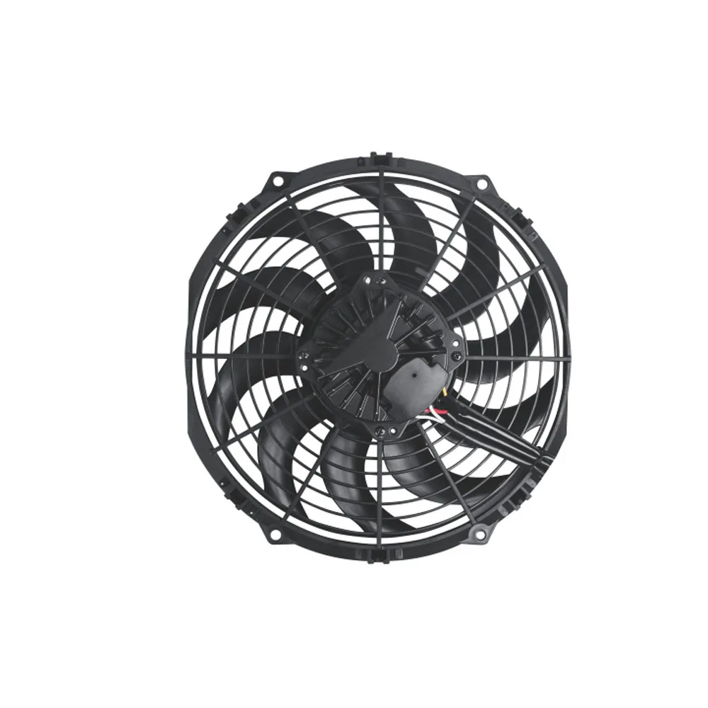 280 mm curved blade 11 inch 12V 24v brushless DC electric axial radiant cooling fan