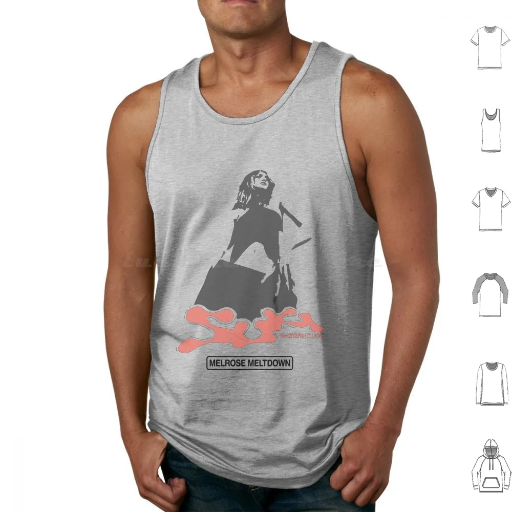 Melrose Meltdown , Suki Waterhouse 2022 Tank Tops Print Cotton Suki Waterhouse Sam Claflin Taylor Jenkins Reid Riley