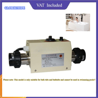 3KW Electric Pool Heater Winter Swimming Pool SPA Hot Tub Bath Water Heater Thermostat Heating for Hot Bath Outdoor SPA