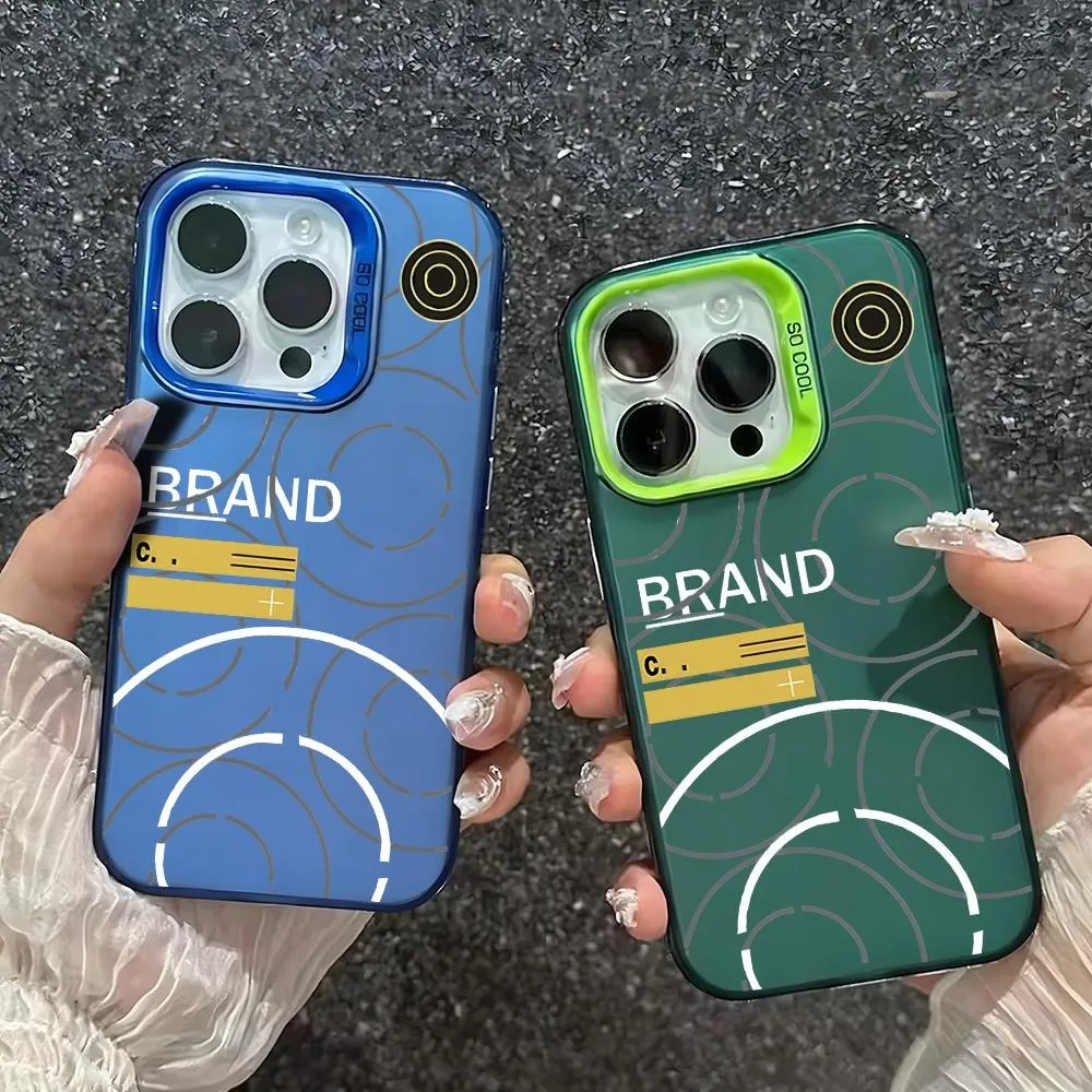 حافظة هاتف لهاتف lMDColor غلاف فضي لهاتف lPhone 17 16 e 15 14 13 12 11 Pro Max Plus Fashion COOL-Stones-INS #3