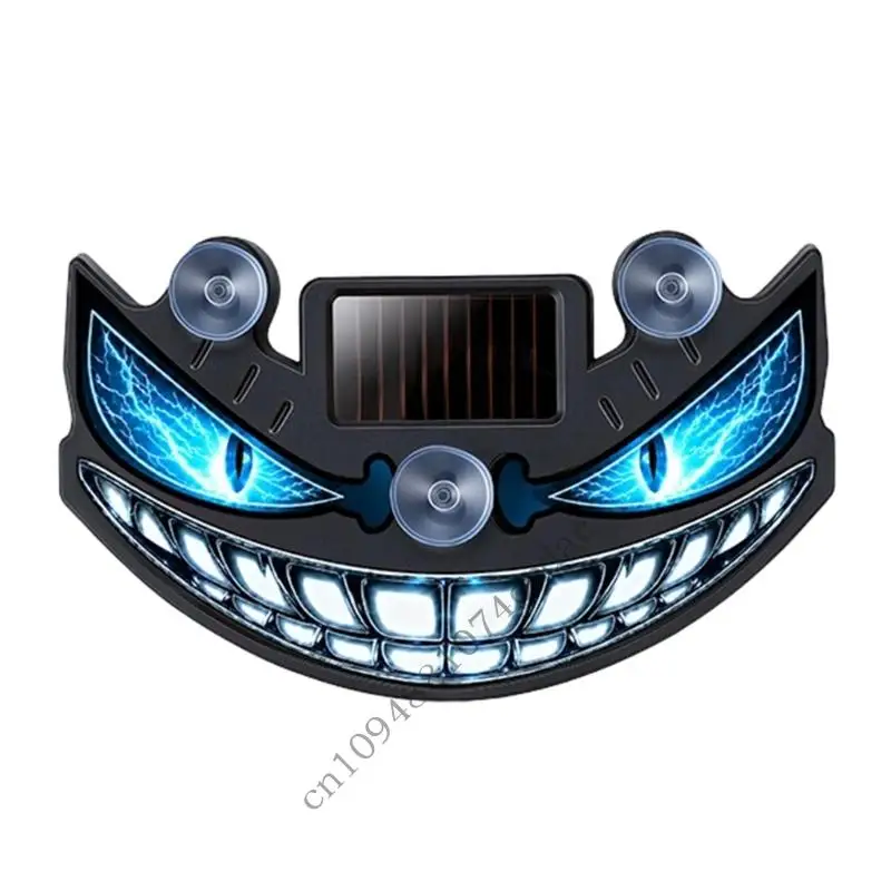 Car Rear Window Decorative Light with Solar LED Accent at Night