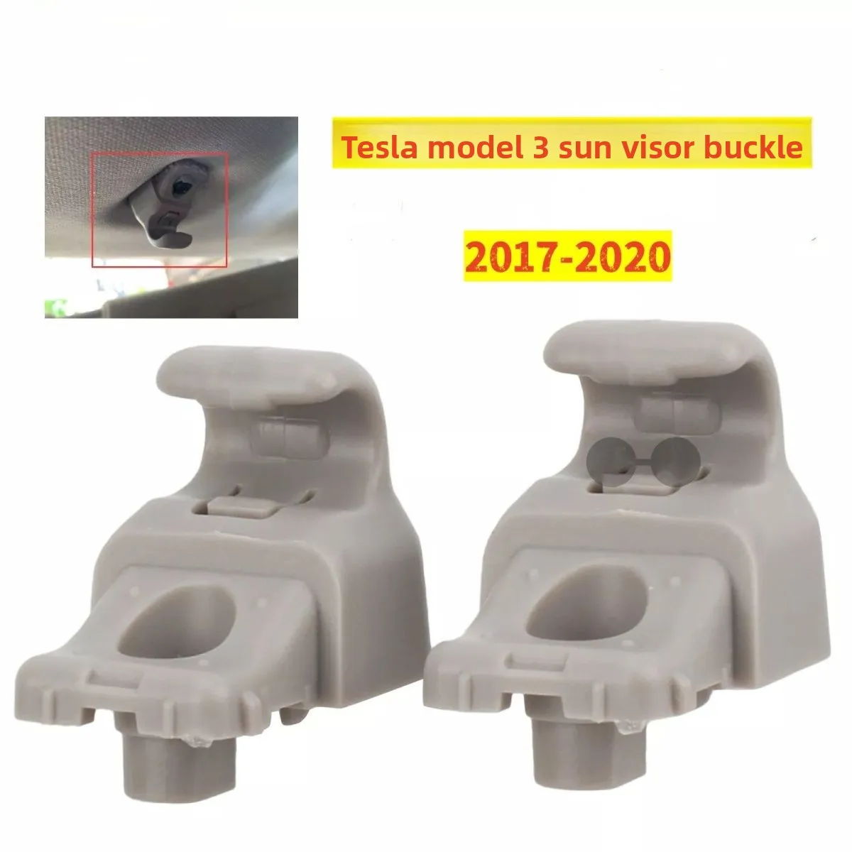 

Front windshield visor buckle for Tesla Model 3 2017-2020